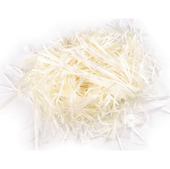 Dekorační papírová tráva 1 kg, barva 1 krémová světlá