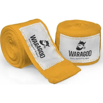 Bandáž na box a MMA WARAGOD boxerské bandáže 3,5m, žluté