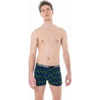 Boxerky Pánské boxerky John Frank JFBBP610 černá XXL