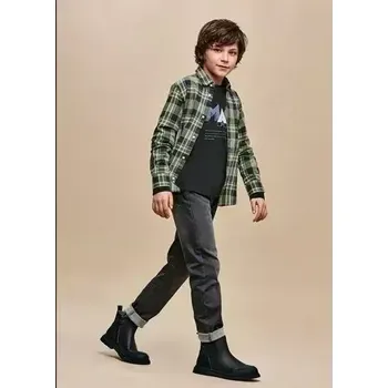 Chlapecké džíny Chlapecké riflové jogger kalhoty Mayoral 7527-67 tmavě šedé velikost 152 (7527-067)