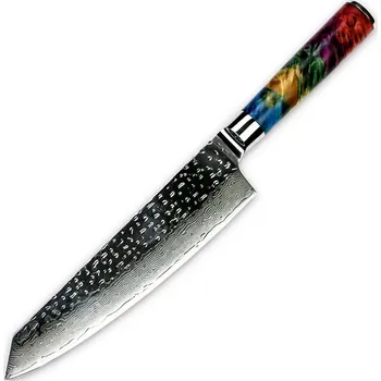 Kuchyňský nůž UG Grill Nůž Kiritsuke 20/33cm Damašková ocel 67/multicolor G10 UG Grill