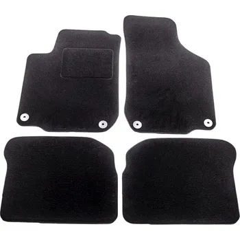 autokoberec ACI textilní koberce pro ŠKODA OCTAVIA 97-01 černé (pro kulaté příchytky) sada 4 ks