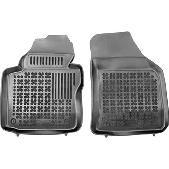 autokoberec Rezaw-Plast gumové koberečky černé s vyšším okrajem VW Caddy 04- 2 sedadla, sada 2 ks