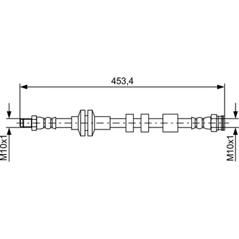 Brzdová hadice Brzdová hadice BOSCH 1 987 481 574