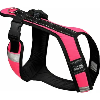 Zero DC Postroj SHORT neon růžovo-černá L