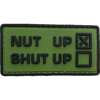 Nášivka WARAGOD Nut UP PVC nášivka, zelená
