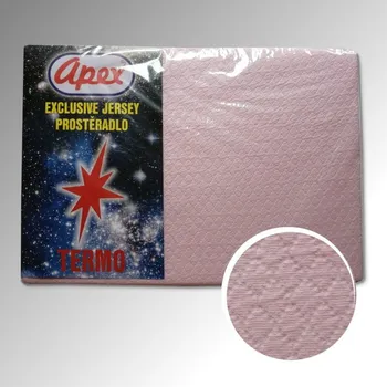 Prostěradlo Apex® Termo prostěradlo Jersey Apex - Dvoulůžko 180 x 200 cm - Růžová