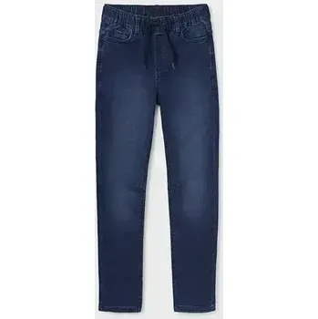 Chlapecké džíny Chlapecké riflové jogger kalhoty Mayoral 7527-68 tmavě modré (7527-068)