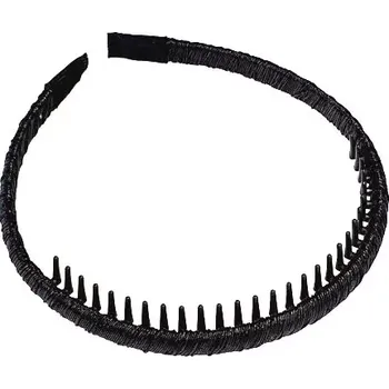 Čelenka Plastová čelenka lesklá - černá