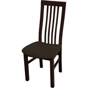 Nábytek Židle JK5, Barva dřeva: ořech, Potah: ekokůže Soft 011 MIRJAN 5902928401219