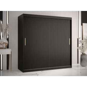 Šatní skříň Šatní skříň Towiro Slim 1 180, Barva: černá MIRJAN 5903211199301