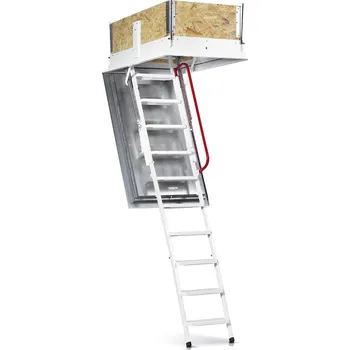 Schodiště WIPPRO Půdní schody Isotec Luxe Délka: 110 cm, Šířka: 70 cm, Max výška stropu: 255 - 265 cm