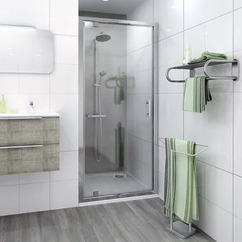 ROTH Sprchové dveře do niky BHD1, 1900 × 900 mm, tloušťka: 6 mm&nbsp;568-9000000-00-02