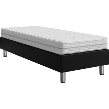 Nábytek Čalouněná jednolůžkova postel Estelle-Baza, Potah: ekokůže Soft 011 (černá), Rozměr postele: 80x200 MIRJAN 5903211020841