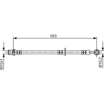 Brzdová hadice Brzdová hadice BOSCH 1 987 481 709