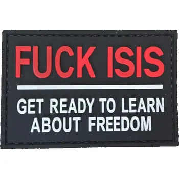 Nášivka WARAGOD Fuck ISIS PVC nášivka