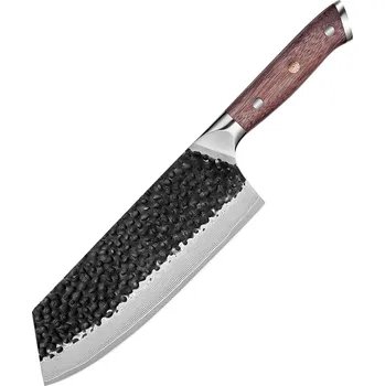 Kuchyňský nůž UG Grill Sekáček 19,7/33cm Damašková ocel 67/ořechové dřevo UG Grill