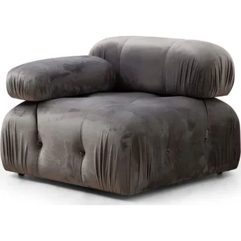 Křeslo Křeslo AMIENS dvě opěrky, levé, šedá + vyzvednutí ZDARMA