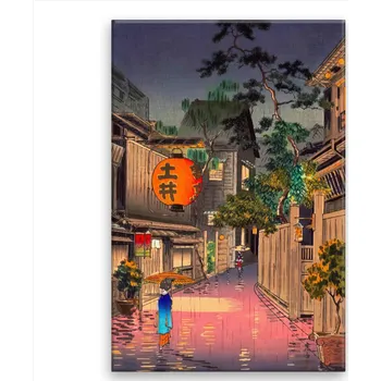 Obraz Obraz na plátně - Japonský podvečer - 40x60 cm - CZ výroba