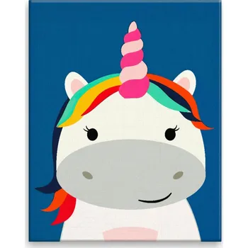 Obraz Obraz na plátně - Malý jednorožec - 40x50 cm - CZ výroba