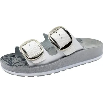 Dámská zdravotní obuv Sante zdravotní obuv Kožené zdravotní nazouváky SANTÉ AC/001112 WHITE Tabulka dámských velikostí: 40