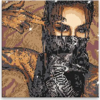 Diamantové malování Diamantové malování - Tattoo 01 - 40x40 cm, bez dřevěného rámu - CZ výroba
