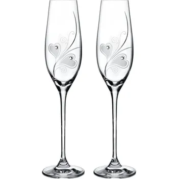 Sklenice Swarovski sklenice na sekt Alexa 210ml 2ks * (Cena za set 2 kusy)