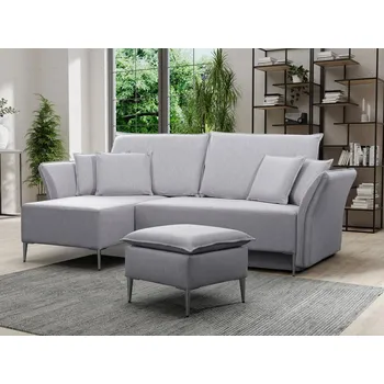 Pohovka Rohová rozkládací pohovka Bob, Barva: Terra 6, Barva: stříbrná MIRJAN 5903211071690