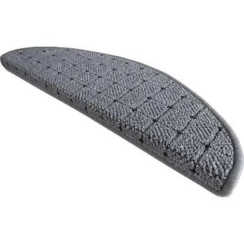 Koberec Nášlap na schody Udinese 24x65cm šedá