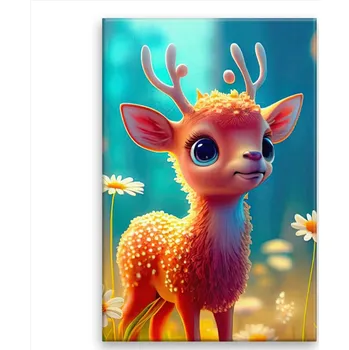 Obraz Obraz na plátně - Pohádkový jelínek - 40x60 cm - CZ výroba