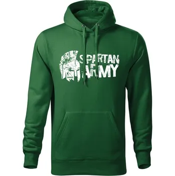 Pánská mikina DRAGOWA pánská mikina s kapucí Aristón, zelená 320g / m2