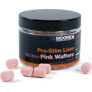 CC Moore Vyvážené Boilie Dumbels Wafters Pro-Stim Liver Pink 10x15 mm