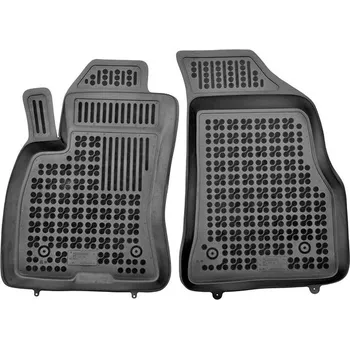 autokoberec Rezaw-Plast gumové koberečky černé s vyšším okrajem Fiat Doblo 10-14 3 sedadla, sada 2 ks