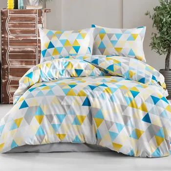 Povlečení Bavlněné povlečení Dakar barevné EMI: Prodloužený set jednolůžko obsahuje 1x 220x140 + 1x 90x70