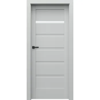 Interiérové dveře Porta Doors Interiérové dveře se zárubněmi Verte Home H1 Dekor: šedá, Šířka - orientace: 80 cm - pravé