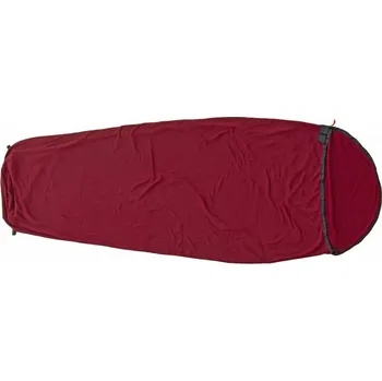 Spacák Origin Outdoors Vložka do spacího pytle z mikrofleecu ve tvaru mumie bordeaux