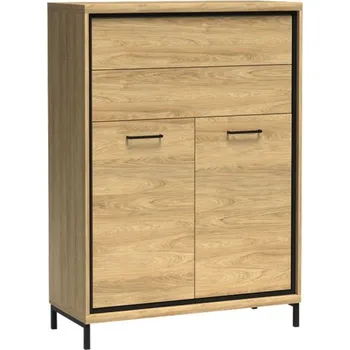 Nábytek Komoda Antonio AT06, Osvětlení: bez osvětlení, Barva: hikora přírodní, Nožičky: áno MIRJAN 5903211070563