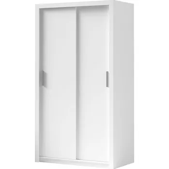 Šatní skříň Posuvná skříň Kler SZ120 KE04, Barva: bílá MIRJAN 5903211011832