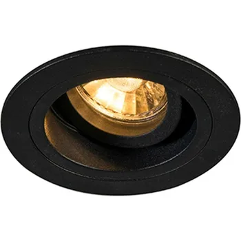 Bodové svítidlo ZUMALINE Bodové svítidlo CHUCK DL ROUND černá 92700-N