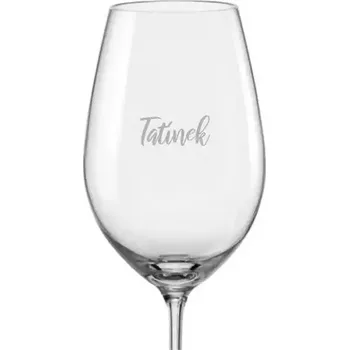 Sklenice Svatební sklenička Tatínek, 1 ks