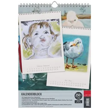 Kalendář Prázdný kalendář k domalování A4 (Prázdný kalendář k domalování A4)