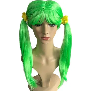 Karnevalová paruka KARNEVAL paruka dětská Lollipopz Amy zelená umělé vlasy | 36