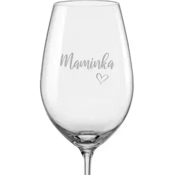 Sklenice Svatební sklenička Maminka, 1 ks