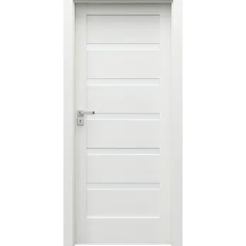 Interiérové dveře Porta Doors Interiérové dveře se zárubněmi Verte Home H5 Dekor: wenge bílá, Šířka - orientace: 90 cm - levé
