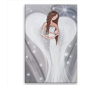 Obraz Obraz na plátně - Anděl s miminkem - 40x60 cm - CZ výroba