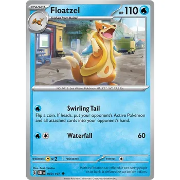 Sběratelská karetní hra Pokémon TCG Floatzel 049/197