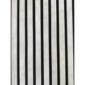 akustický panel Akustický panel beton, šíře lamely 38 mm, 20x450x2650 mm