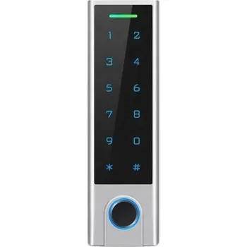 Zabezpečovací technika Biometrická klávesnice Smart TTLock HF3 IP66, kovová (BLE + relé) se čtečkou čipů Mifare Classic a Desfire a otisků prstů, pro přístupový systém