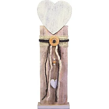 Dekorace srdce, 20,5 x 6,5 x 63,5 cm|Ego Dekor