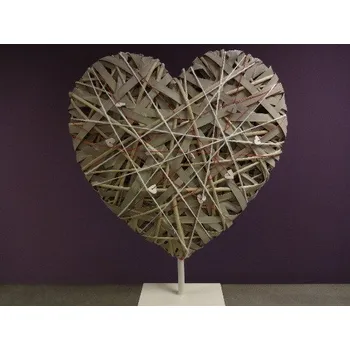 Srdce stojící barevné, V|Ego Dekor